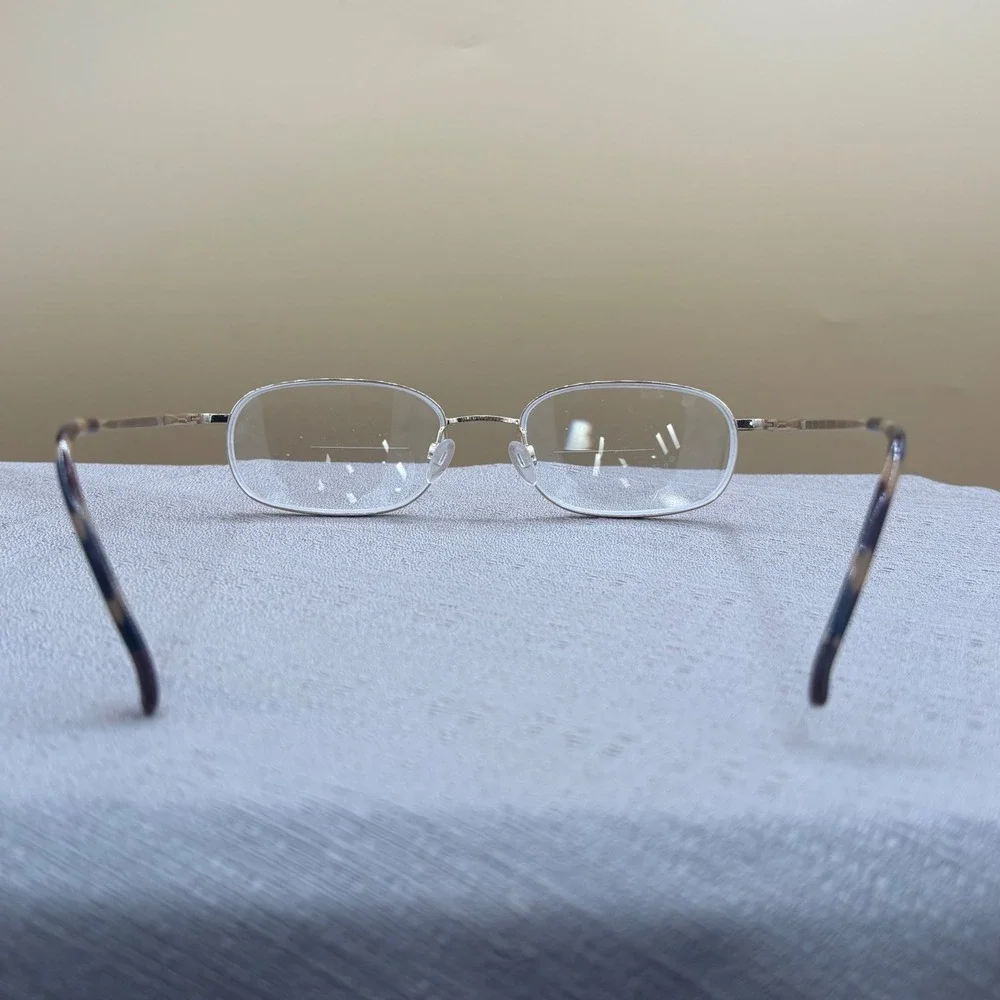 Titmus EXT11 Gold Metal Oval Eyeglasses Frames Tortoise Shell Z87-2+ 52-19-145